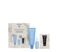 Apivita Cofanetto Regalo Aqua Beelicious con Crema Fluida Idratante Viso Colorata SPF30 40ml + Mini Siero Booster Idratante 10ml + Mini Gel Detergente Back Detox 5ml