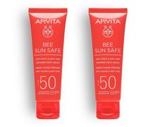 APIVITA Crema Viso Anti-Macchia&Anti-Age SPF50 2x50 ml Crema solare