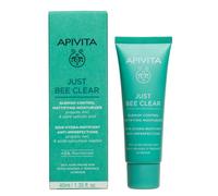 Apivita Just Bee Clear - Crema Idratante Opacizzante Anti-Imperfezioni, 40ml