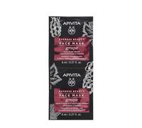 Maschera viso antirughe Express Beauty con estratto d'uva, 2 x 8 ml, Apivita