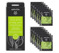 Apivita Express Beauty Maschera Viso Idratazione Intensa al Fico d'India, 2 Pezzi da 8 ml