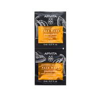 Maschera viso con estratto di zucca, 2 x 8 ml, Apivita