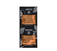 Scrub con estratto di albicocca, 2 x 8 ml, Apivita