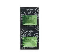 Maschera viso con estratto di cetriolo, 2 x 8 ml, Apivita
