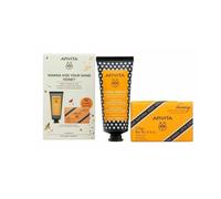 Apivita Honey Crema mani 50g + Natural Solid Soap 125g