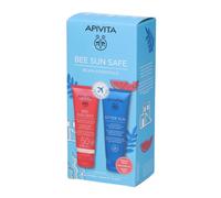 Apivita Kit da viaggio Bee Sun Safe - Set solare con protezione SPF50 e doposole, 2 tubi da 100 ml