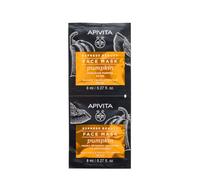 Apivita Express Beauty Pumpkin Maschera Viso Detossinante 2x8 Ml