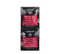 Apivita Maschera Viso Rivitalizzante Melagrana 2x8ml