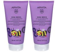 Apivita Mini Bees Balsamo Delicato Bimbi 2x150 ml Balsamo per capelli