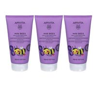 Apivita Mini Bees Balsamo Delicato Bimbi 3x150 ml Balsamo per capelli