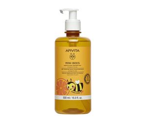 Apivita Mini Bees - Gentle Kids Shower Gel Detergente Bambini Arancia e Miele, 500ml