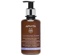 Apivita Cleans Foam Mousse Detergente Cremosa Viso E Occhi 200 Ml