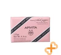APIVITA Naturale Corpo Sapone Con Rosa E Pepe Nero 125g Ammorbidisce Pelle