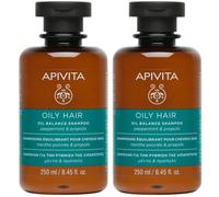 Apivita Oily Hair Shampoo Sebo-regolatore per Capelli Grassi con Menta