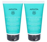 APIVITA OILY ROOTS DRY ENDS Balsamo per Cute Grassa e Punte Secche 2x1