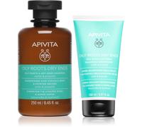 Apivita Oily Roots & Dry Ends set per cuoi capelluti grassi e punte secche