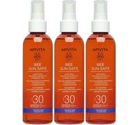 APIVITA Olio Corpo Abbronzante SPF30 3x200 ml Olio