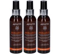 Apivita Olio-Latte Detergente Micellare per Viso Occhi e Labbra rimuov