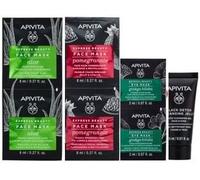 APIVITA SA APIVITA PROMO XM EXPRESS BEAUTY MASCHERA VISO IDRATANTE RINFRESCANTE + MASCHERA VISO ILLUMINANTE RIVITALIZZANTE + DIETA DETOX + GEL DETERGENTE NERO VISO OCCHI