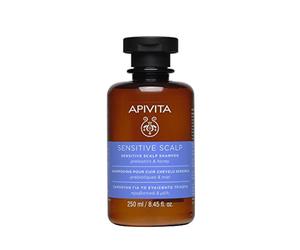 Apivita Shampoo Per Cuoio Capelluto Sensibile 250ml - Shampoo Naturale Senza Solfati e Parabeni Per Cuoio Capelluto Sensibile Con Prebiotici e Miele - Deterge Delicatamente, Idrata, Allevia Il Disagio