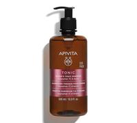 Apivita Shampoo tonico da donna, 500 ml, shampoo naturale contro la caduta dei capelli, con complesso tonico brevettato di ippophae, alloro e propoli, favorisce la crescita dei capelli sani, rafforza,