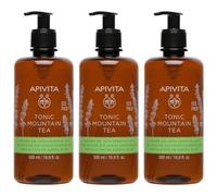 Apivita Tonic Mountain Tea gel bagno doccia Detergente delicato corpo