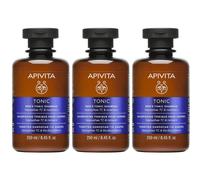 APIVITA TONIC Shampoo Tonificante Uomo 3x250 ml