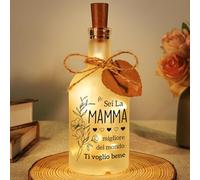 Apjielop Regalo Mamma, Regalo Mamma Compleanno - Luce LED Bottiglie