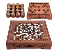 Apk i bc Il Set Go 2 in 1 è Resistente ai Graffi, Facile da Pulire e Perfetto per Gli Appassionati di Go e Gomoku.(A,51 * 51 * 10cm)