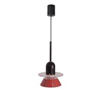 Apk i bc Lampada da Comodino sospesa, Luce Calda Che Protegge Gli Occhi, Facile da installare, Adatta per camere da Letto, soggiorni e corridoi(Red,17 * 16 cm)