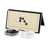 Apk i bc Set da Gioco Portatile Go con Lavagna Magnetica, Leggero e Pieghevole, Perfetto per i Giocatori Principianti(Yellow,B)