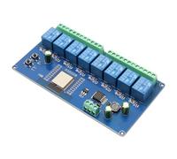 APKLVSR ESP Modulo Relè a 8 Canali, WiFi Bluetooth BLE Con Scheda di Sviluppo ESP DC5-30V, Alimentazione per Arduino IDE (LC-Relay-ESP-8R-D5)