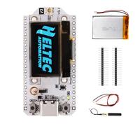 APKLVSR LoRa ESP32 V3 - Scheda di sviluppo con batteria da 3000 mAh, modulo LoRa ESP32 con antenna da 868 MHz e display OLED, WiFi + BLE Dual-Core IOT Board compatibile con Arduino LoRawan