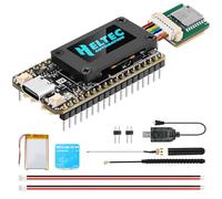 APKLVSR LoRa ESP32 V4 - Scheda di sviluppo + modulo GNSS + batteria da 3000 mAh, con antenna da 868 MHz, alloggiamento protettivo, WiFi integrato, ESP32-S3 SX-1262 Chip, per Arduino Meshtastic LoRaWAN