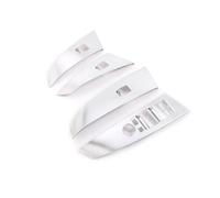 APKOKGNPNC Tirante Porta Auto per 5 Serie per E60 per 525li 2004-2006 ABS Cromato Accessori Auto Finestra Interruttore Sollevatore Pulsante Maniglia Porta Ricambio(Silver)