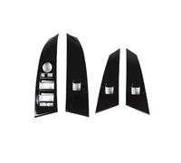 APKOKGNPNC Tirante Porta Auto per 5 Serie per E60 per 525li 2004-2006 ABS Cromato Accessori Auto Finestra Interruttore Sollevatore Pulsante Maniglia Porta Ricambio(Black)