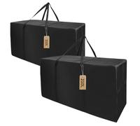 APKOL 2 Borse per Cuscini da Esterno, 210L, 108x60x33CM, Borsa Porta Cuscini da Esterno, Borsa da Trasporto Grande, con Maniglia