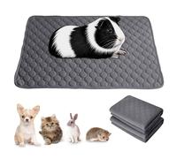 APKOL 2 Pcs 60x40cm Tappetini per Gabbia per cuccioli, Tappetini Igienici per Cani Lavabile e Riutilizzabile per cuccioli,gattini,conigli,hamster,maiali olandesi e altri piccoli animali