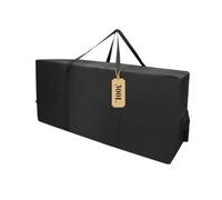 APKOL 300L Borse Stoccaggio,Borsa per Cuscini da Esterno Giardino per Esterni Vestiti,Piumoni,Trapunte,XXL Borsa Porta Cuscini da Esterno,Borsone Grandi Borse Trasloco Portaoggetti,118x55x46CM,Nero