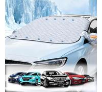 APKOL Copri Parabrezza Auto Inverno, 170x143cm Copri Vetro auto Magnetico, Telo Parabrezza Antighiaccio Magnetico Protezione pieghevole, Contro Neve, Ghiaccio, Gelo, Anti UV