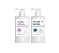 APLB - Collagen EGF Peptide Body Lotion - 300ml (1ea) & Tranexamic Acid Niacinamide Body Wash - 300ml (1ea) Set