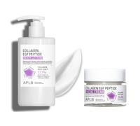 APLB - Collagen EGF Peptide Body Lotion - 300ml (1ea) X Facial Cream - 55ml(1ea) Set
