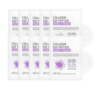 APLB - Collagen EGF Peptide Sheet Mask - 1pcs*25ml (10ea) Set