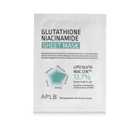 APLB Glutathione Niacinamide Sheet Mask maschera per il viso per tutti tipi di pelle 25 ml Unisex