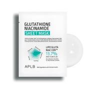 APLB Glutathione Niacinamide Sheet Mask maschera per il viso per tutti tipi di pelle 25 ml Unisex