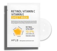 APLB Maschera in tessuto viso Retinol Vitamin C Vitamin E Sheet Mask - 25 ml / 1 pz