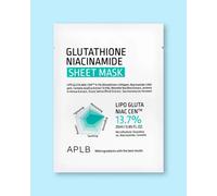 APLB Maschera per il viso al glutatione e niacinamide Glutathione Niacinamide Sheet Mask - 25 ml * 10 pz