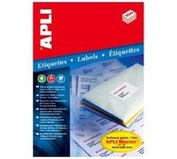 Apli 001641 - Confezione da 100 etichette bianche per stampante 97X67.7