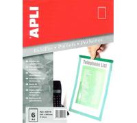APLI 002575 Confezione da 6 buste autoadesive per documento A4 220 x 305 mm