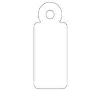 APLI 000386 1000 Etichette Gioielleria, 13 mm x 34 mm, bianco, 1000 Pezzi